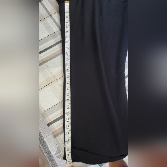 ALFANI Black Straight Leg Flowy Dress Pants - Picture 8 of 8